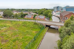 Arial - Canal & Bridge- click for photo gallery